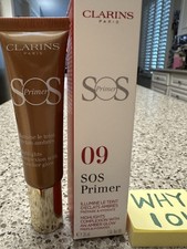 Clarins SOS Primer in 09 AMBER PEARLS 1oz/30mL FULL SZ SEALED BOX 40