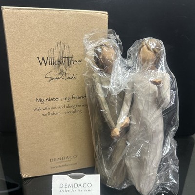 My Sister, my friend Tall 9  figurine by Willow Tree- New in Box! RARE!
