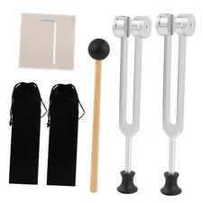9pcs Set of Healing Tuning Forks - 128hz + 136.1hz Sensory Activator