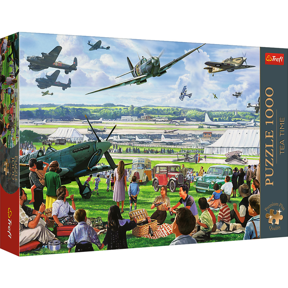 Trefl 10846 Puzzle 1000 Teile Premium Plus - Tea Time: Airshow - Bild 2