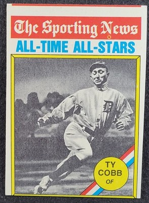1976 Topps #346 TY COBB ALL-TIME ALL-STARS DETROIT TIGERS H.O.F.