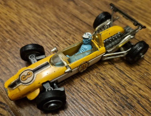 RARE VINTAGE Corgi Toys Cooper Maserati Formula 1 #3 (WD4) No.159 Steering Man
