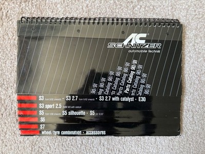 AC Schnitzer Brochure Product Catalogue 1990/91 E30, M3, E34, E24, E32,