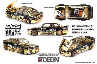 KAIDO★HOUSE VENICE BLK  PIN 付き Kaido House LTDEDN BBS BMW M3 VENICE GARAGE EXCLUSIVE GOLD