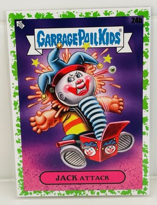 2024 Topps Garbage Pail Kids: Kids at Play Jack Attack #24b Green Parallel