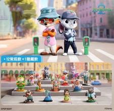 Authentic Disney Zootopia Next Adventure Series Blind Box Figures Toy Hot
