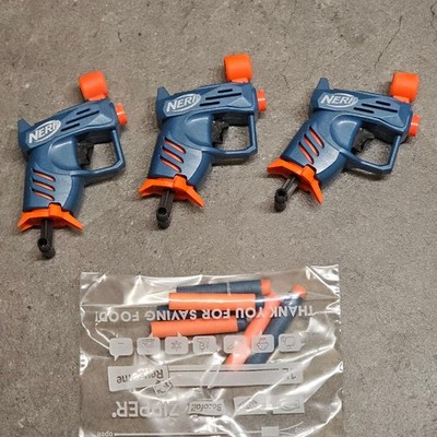 3er Set -NERF Elite 2.0 Ace SD-1 Dart-Blaster inklusive Darts