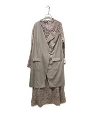 callarus          Stand collar jacket docking design lace dress 634331