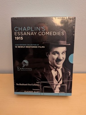 Chaplin's Essanay Comedies (Blu-ray/DVD Box Set) DVDs NEW SEALED