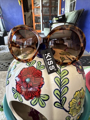 Tortoise Round Brown Sunglasses Large Frame