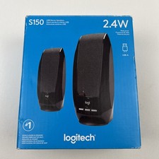 Logitech S150 USB Speakers with Digital Sound Audio 2.4W New In Open Box USB-A