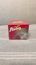 Vintage 1980's Metal Original SLINKY Walking Spring Toy, NEW in Orig Sealed Box