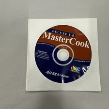 Master Cook Deluxe 6.0 Compact Disc CD 2000 Sierra Home Recipe Manager Cooking