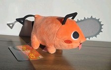 FuRyu Chainsaw Man Pochita Smile Tongue Out Plush Stuffed Animal Toy NWT