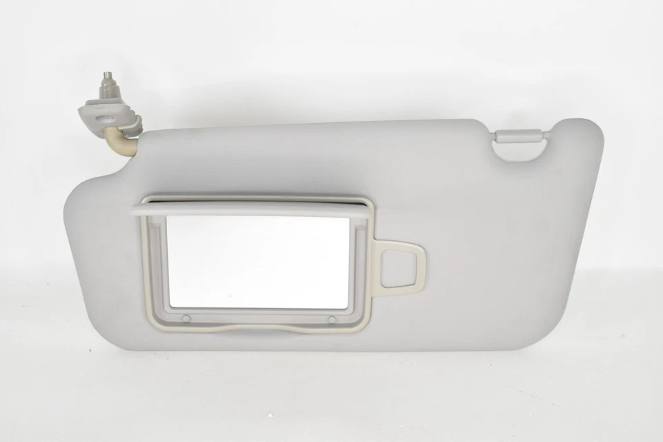 2008 Kia Rondo Driver Left Sun Visor Sunvisor Gray Broken Lid Hinge - Image 2 of 4
