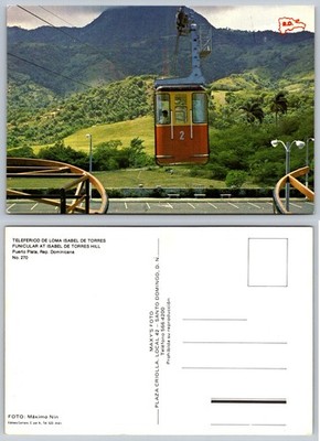 Teleferico Isabel de Torres Cable Car Postcard Puerto Plata Dominican Republic