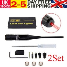 2 set Red Laser Bore Sighter Boresighter for .22 to .50 Caliber
