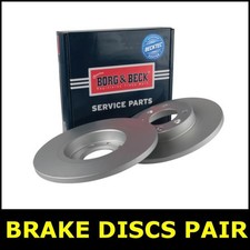 Par de discos de freno traseros para Peugeot 2008 208 eléctrico ZKW ZKX D3C9