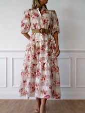 Rosa Striped Midi