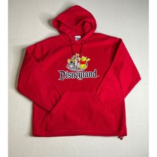 Vintage Disneyland Unisex Small Red Hoodie