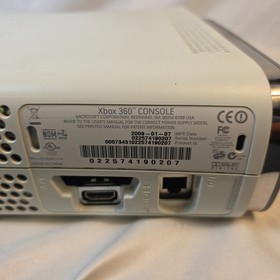 Microsoft Xbox 360 White Console Bundle  120GB HDD **Please Read**