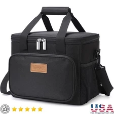 Insulated Lunch Bag Leakproof Portable Cooler Office Picnic Food Storage New