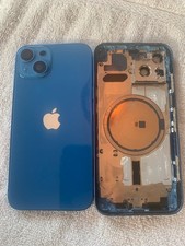 Apple iPhone 13 rear housing back glass chasis blue  D 