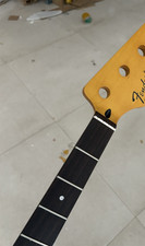 Yellow matte 20 fret 34" J BASS guitar neck Maple part rosewood 4 string