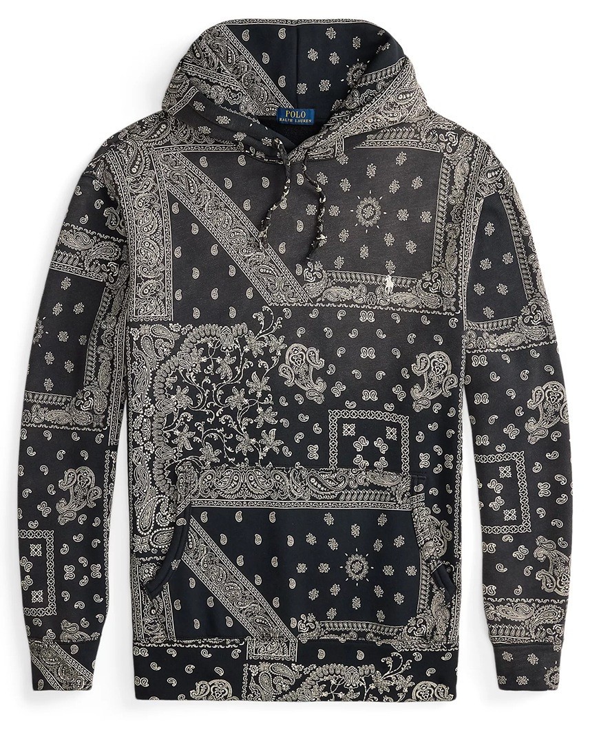 Polo Ralph Lauren Men's Bandanna Print Hoodie - M | eBay