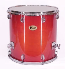 Ludwig Centennial Moto 16x16 Floor Tom Drum Mahogany Burst Maple Shell – NEW