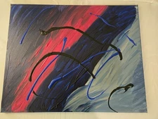 Abstract Acrylic Paintings  On Canvass 20x16  Original  Wall Art/Home Decor