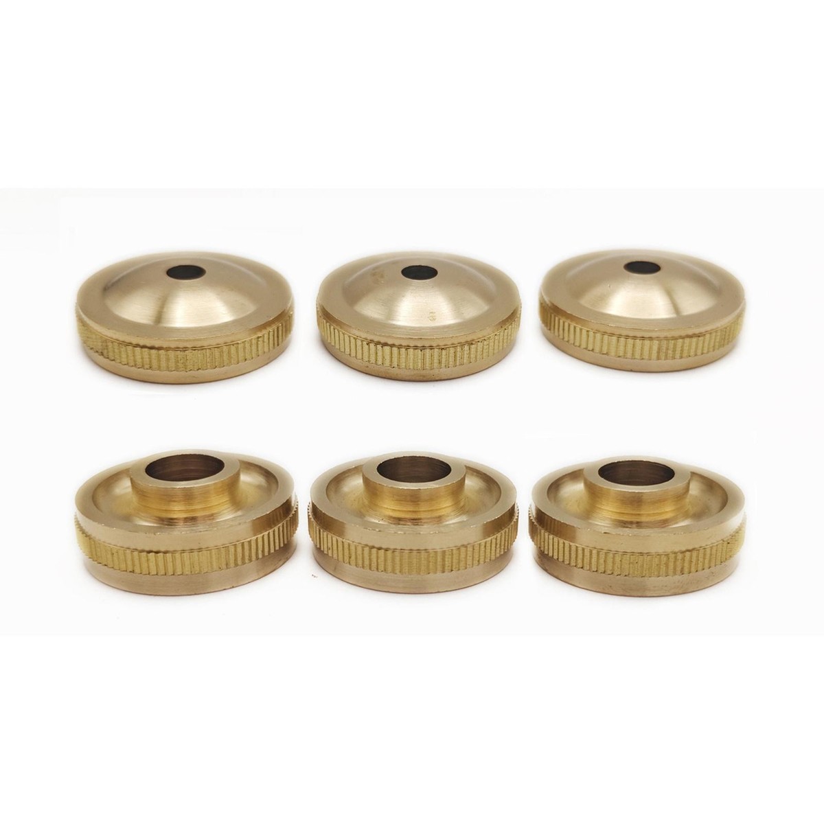 Bach Heavy Valve Caps 3個セット ゴールド仕様 Bach 1810G Heavy Weight Trumpet Valve Caps - Gold-plated | Sweetwater