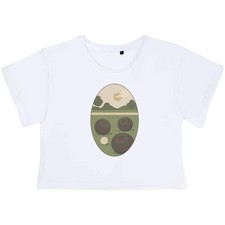 'Lawn Bowls Game' Adult Cotton Crop Top (CO054259)