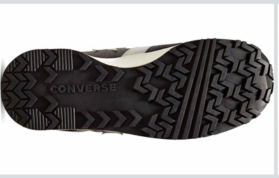 Converse Men s Low-Top Athletic Sneaker Black/Gray/White Colorblock Lace-Up