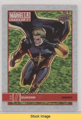 2021-22 Upper Deck Marvel Annual Green Quasar #68 READ 4z8