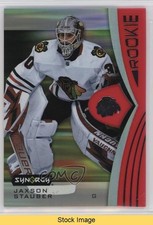 2023-24 Upper Deck Synergy Rookies Red Jaxson Stauber #104 READ 0d18
