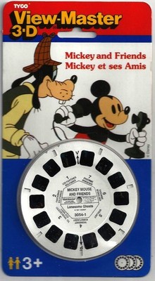 3 View-Master Stereo 3D Reels   3054, Mickey And Friends - Walt Disney NEU/OVP