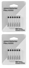 NEW 24-PACK Best Buy Essentials AAAA Alkaline 1.5V Batteries 2026 E96 LR61