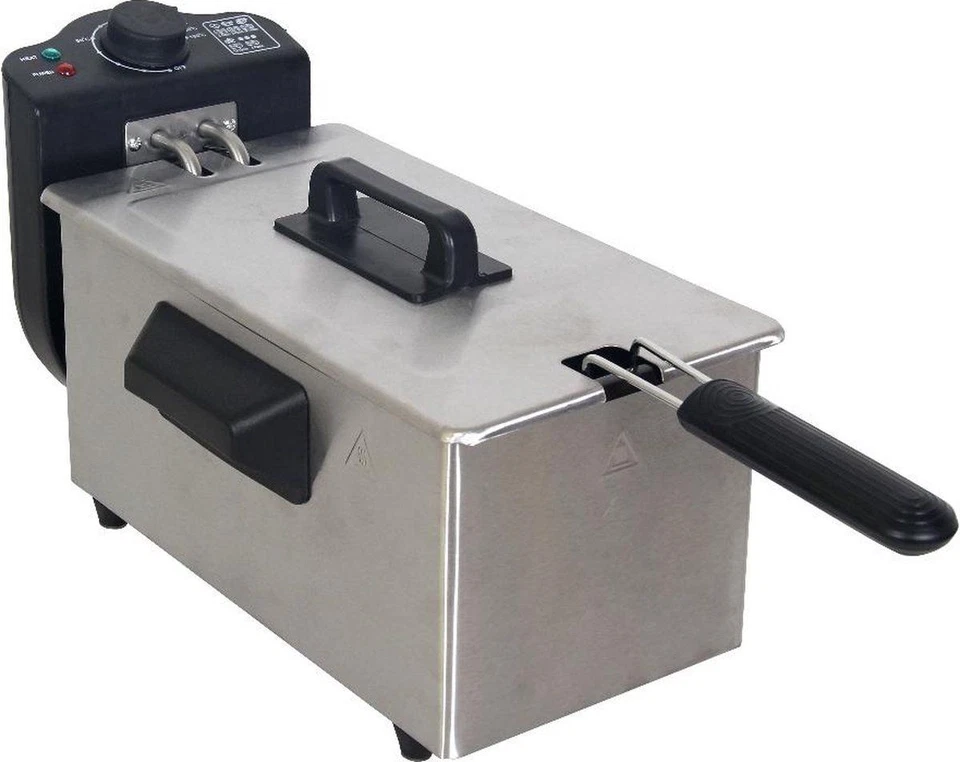 Friteuse Royal Swiss ® - 190 °C - 2000W - Friteuse Ajustable - 3 L - 1 kg de fri - Photo 2/4