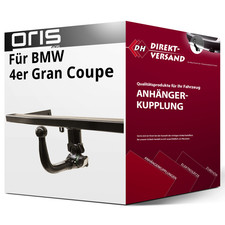 Für BMW 4er Gran Coupe Typ F36 (Oris) Anhängerkupplung vertikal abnehmbar neu
