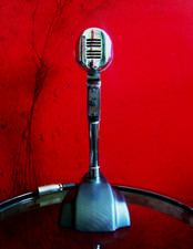 Vintage RARE 1950's Electro Voice 650 / 645 dynamic microphone w extras display