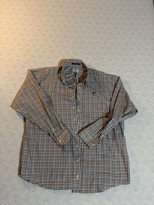 Dally O XXL Classic Fit Plaid Non-Iron Button Down Western Dress Shirt