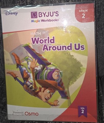 BYJUS Disney Math World Around Us, Magic Workbook, Grade 2, Volume 2 OSMO Book