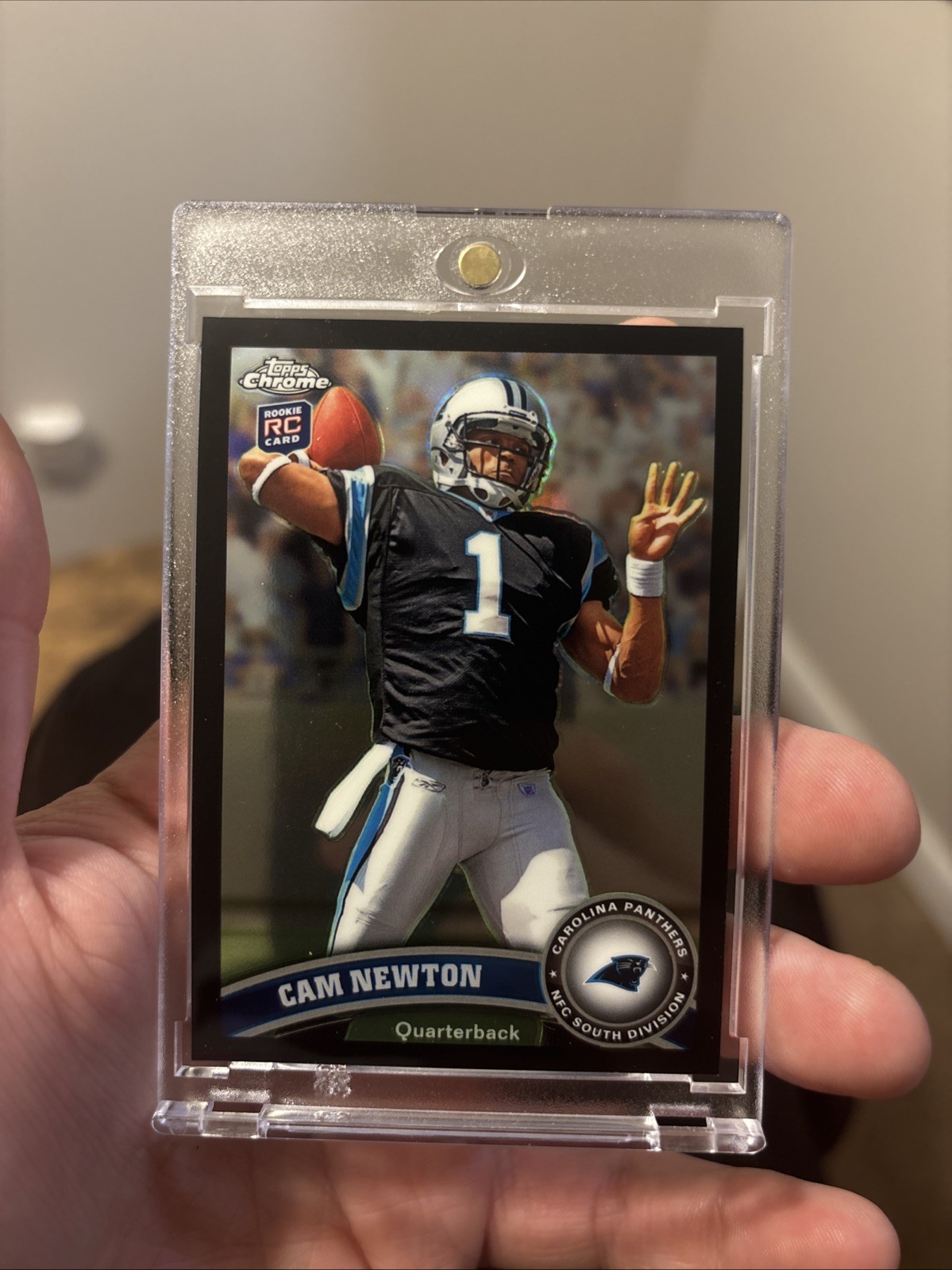 2011 Topps Chrome - Cam Newton #1 Black Refractor /299 (RC)