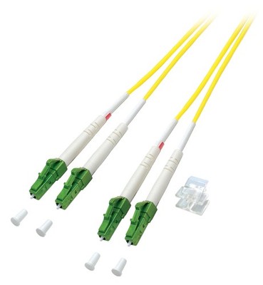 ProfiPatch LWL Glasfaserkabel Duplex LC/APC-LC/APC 9/125 OS2 Singlemode LSZH 20m