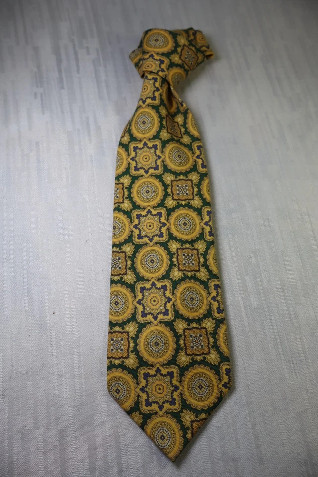 HUGO BOSS 100% LANA WOOL TIE CRAVATTA NECKTIE MADE ITALY VINTAGE CLASSIC - Imagen 4 de 4