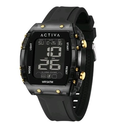 Activa Ranger X  Digital Men's Watch - 45mm, Black ACW8108-005 New!!