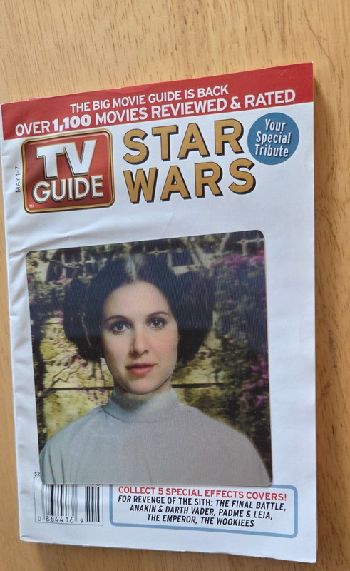 Tv guide May 2005 STAR WARS Princess Leia Special Effects Cover