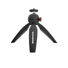 Manfrotto MTPIXIMII-B, PIXI Mini Tripod with Handgrip for Compact System...