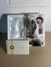 Harley Davidson Sportster Pocket Watch, Stand Leather Case COA Franklin Mint